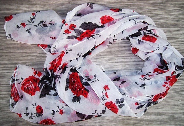 Flower Pattern Scarf