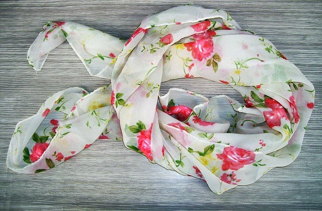 Flower Pattern Scarf